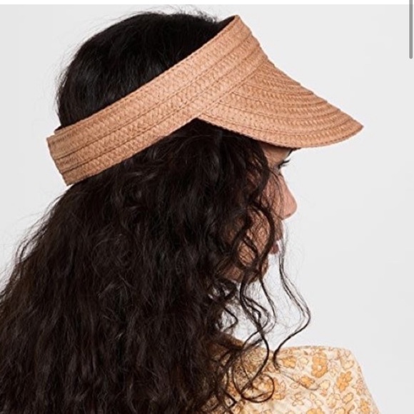 Madewell Packable Braided Straw Visor - Picture 2 of 7
